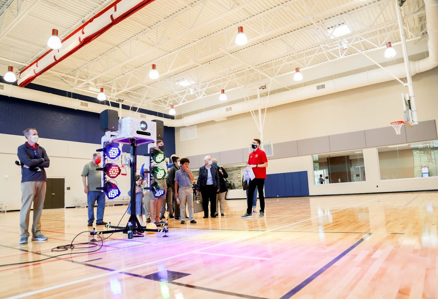 East Library and Recreation Center pickleball courts