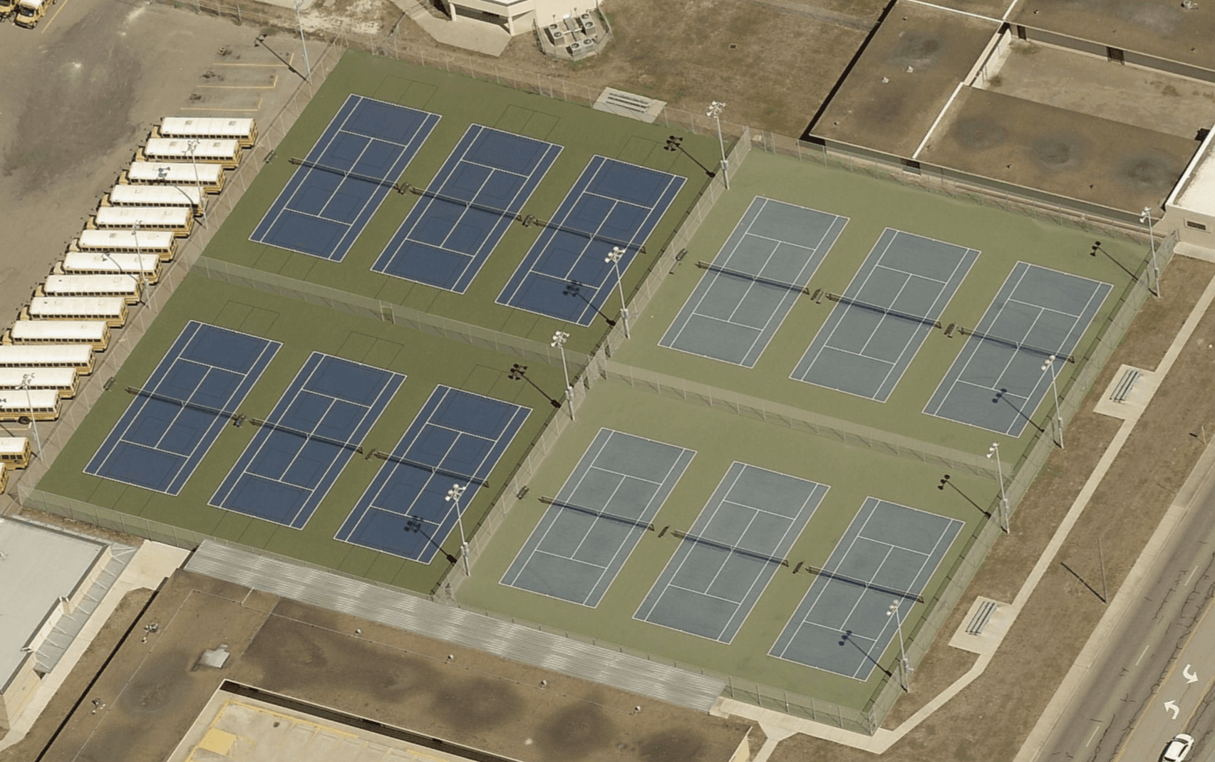 Flour Bluff High School pickleball courts