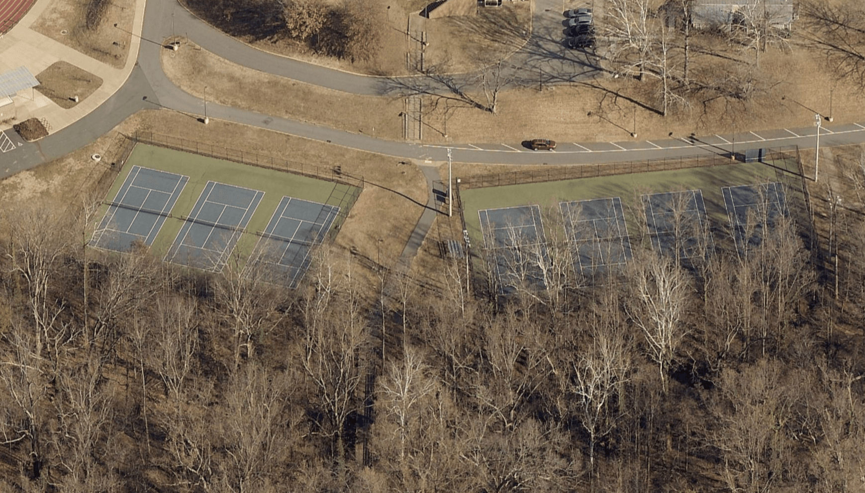 Charlottesville High School pickleball courts