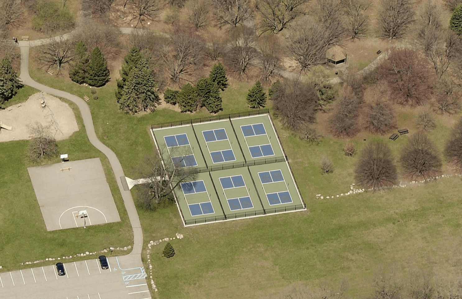 Ada Township Park pickleball courts