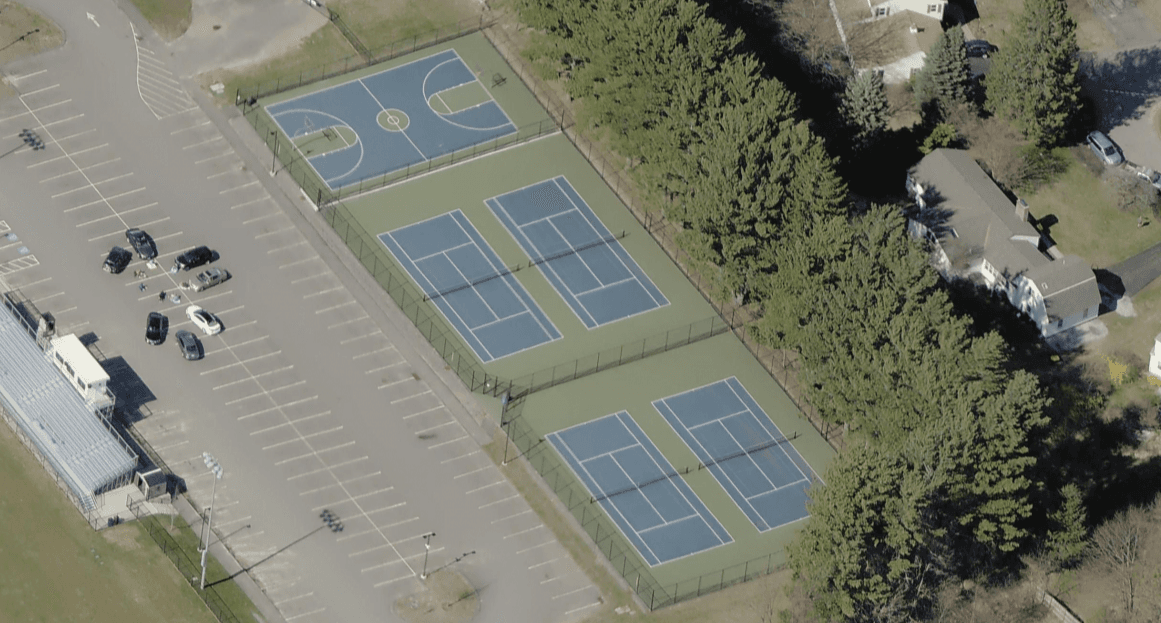 TCP gymnasium pickleball courts