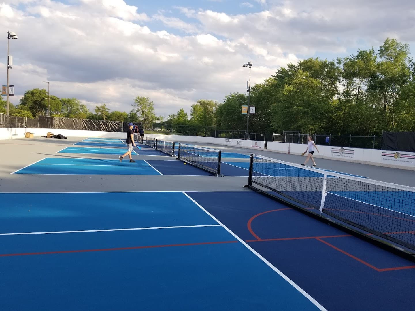 Rainbow Falls Waterpark pickleball courts