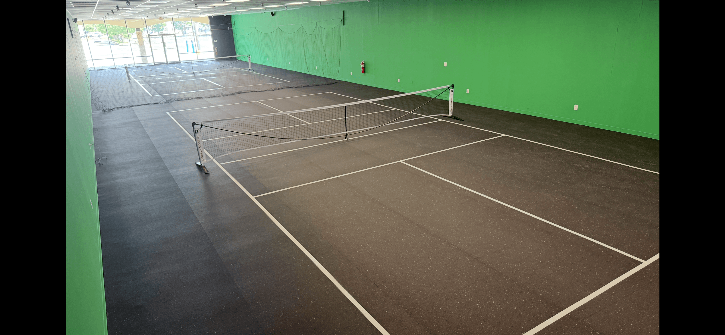 The Indoor Courts At Live Fit pickleball courts