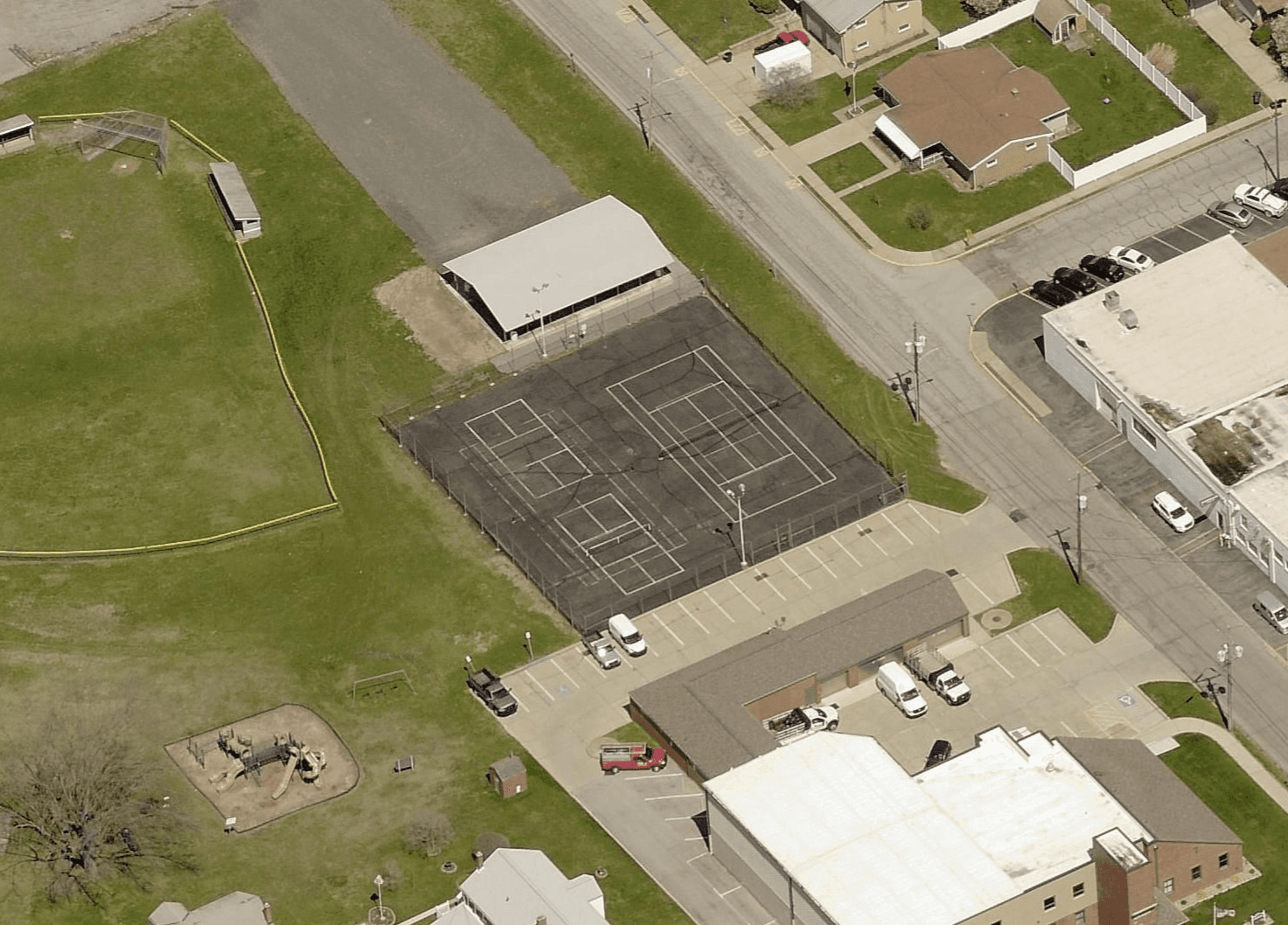 Beaver County Housing Park pickleball courts