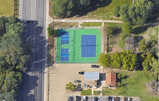 Shady Oaks Disc Golf Course pickleball courts