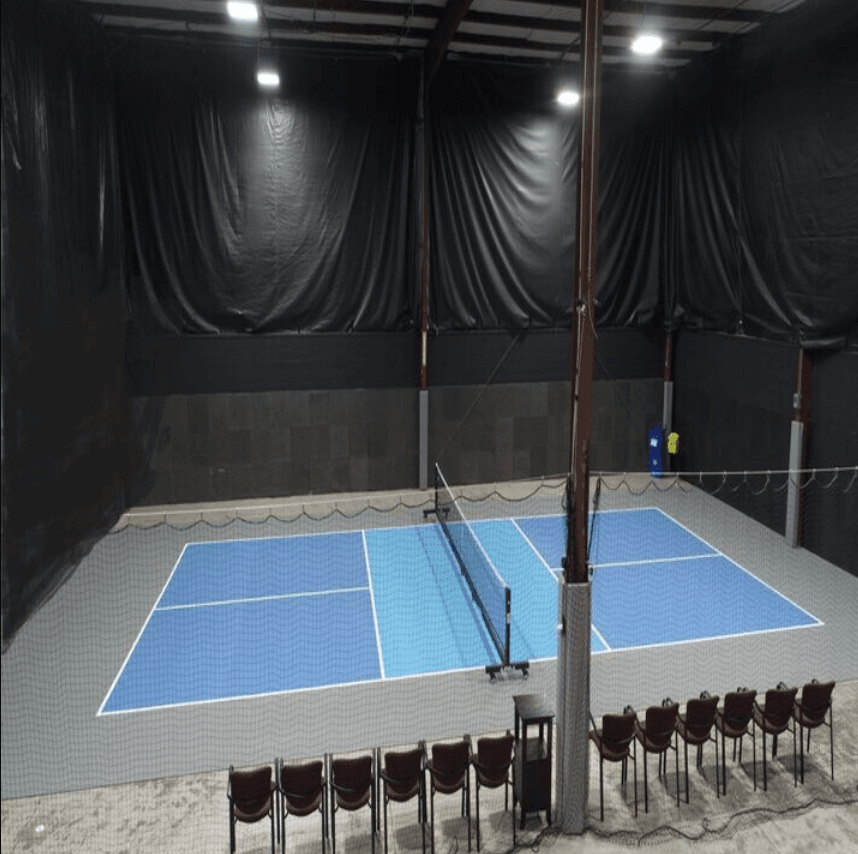 The Underground Pickleball and Recovery Cave pickleball courts