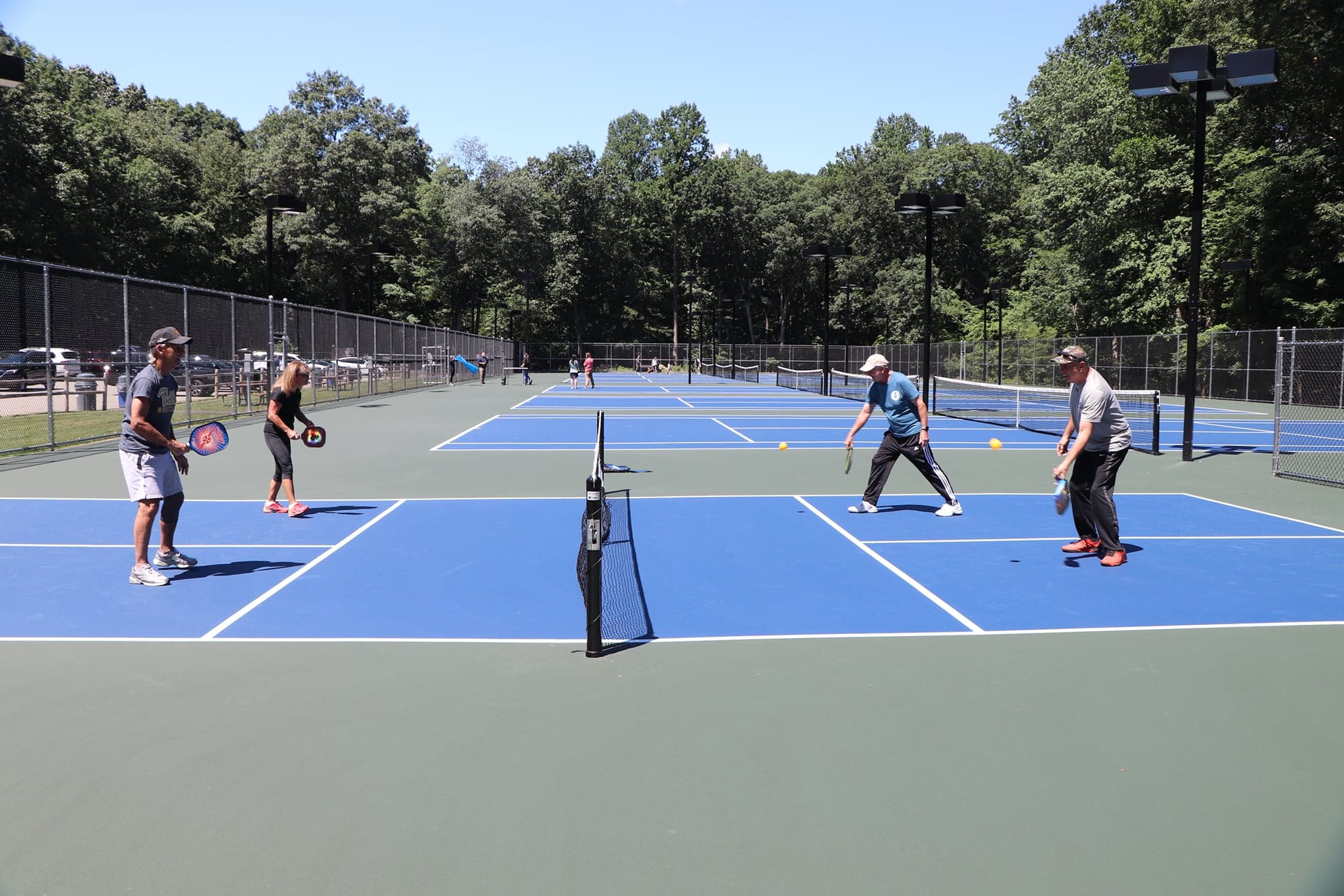 Old Mill Woodlands pickleball courts