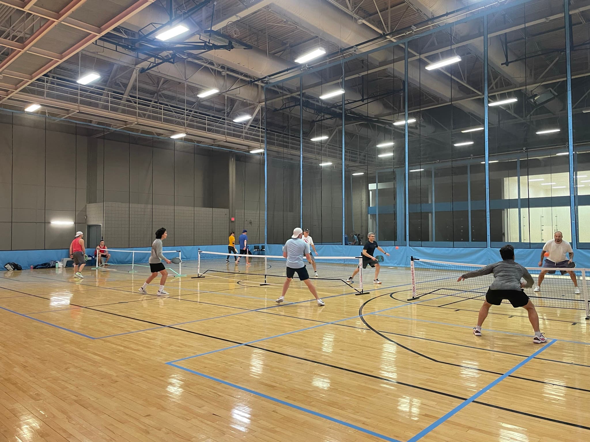 Wellmark YMCA pickleball courts
