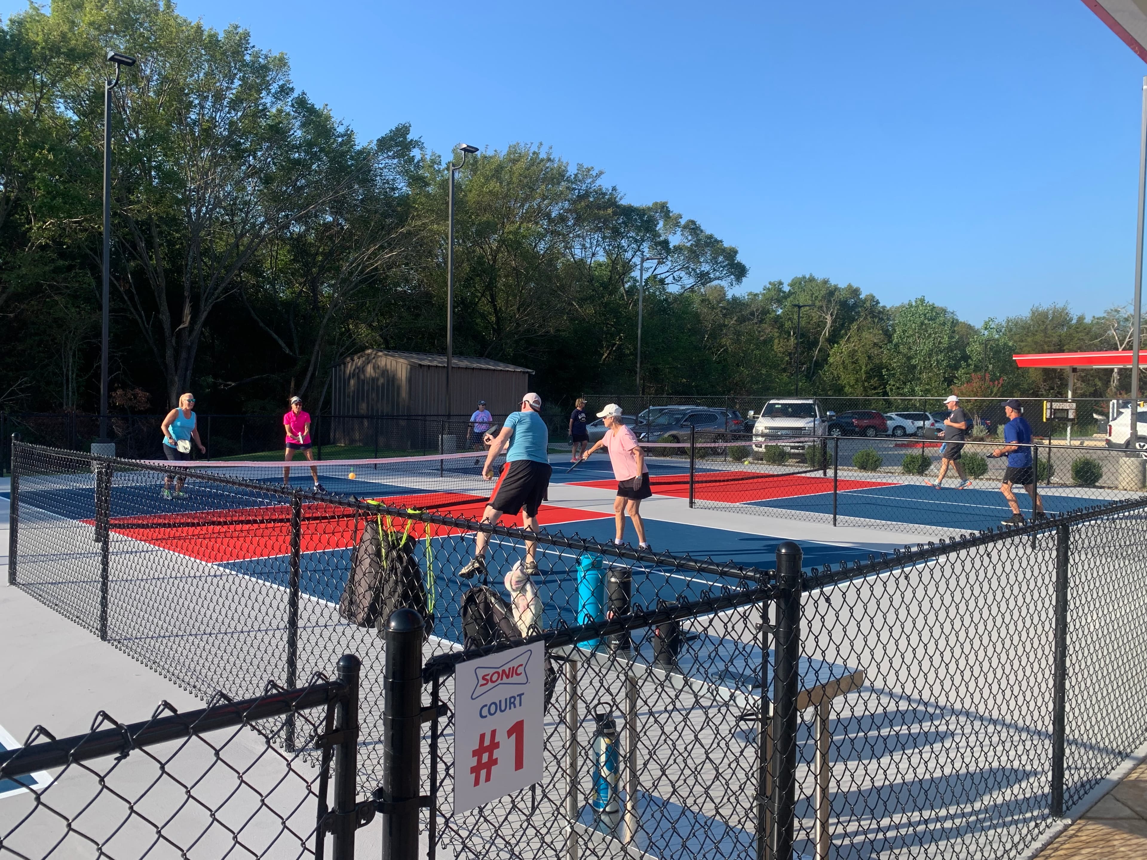 Sonic Drive-In Pickleball pickleball courts