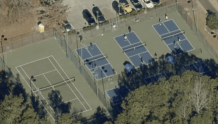 Jeep Rogers YMCA pickleball courts