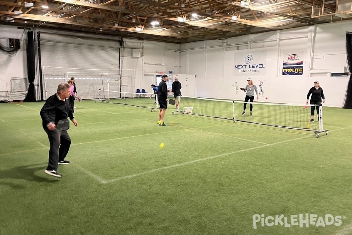 Next Level Indoor Sports pickleball courts
