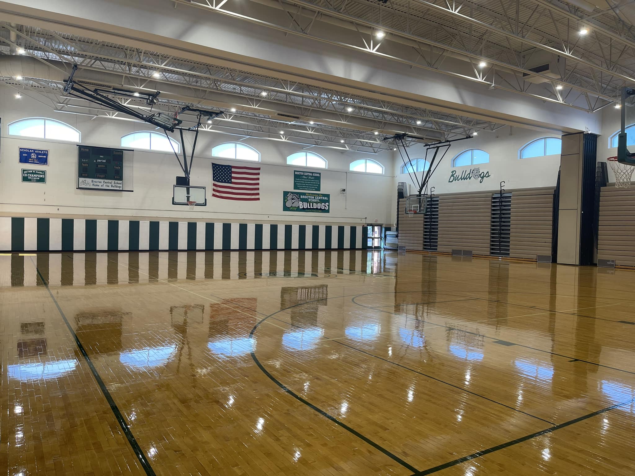 Brocton Elementary Gym pickleball courts