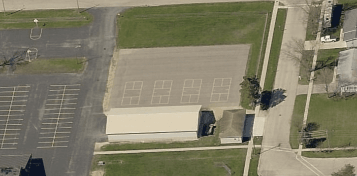 Brodhead Middle School pickleball courts