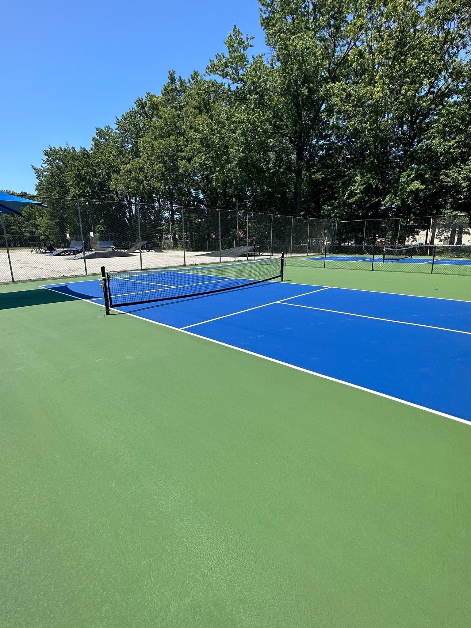 Eastlake Skatepark pickleball courts