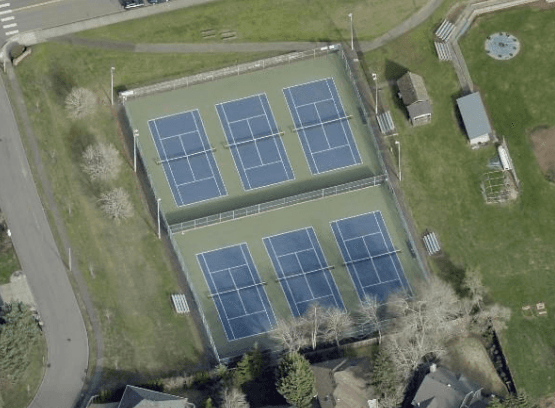 Lakeridge High School pickleball courts