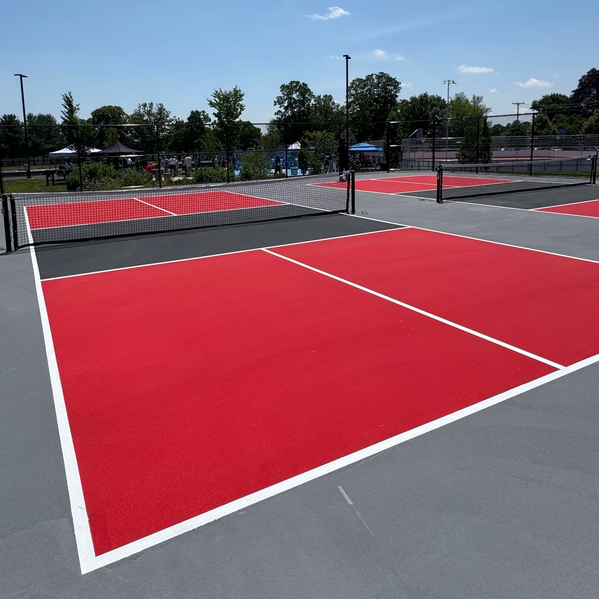 Milford Town Park pickleball courts