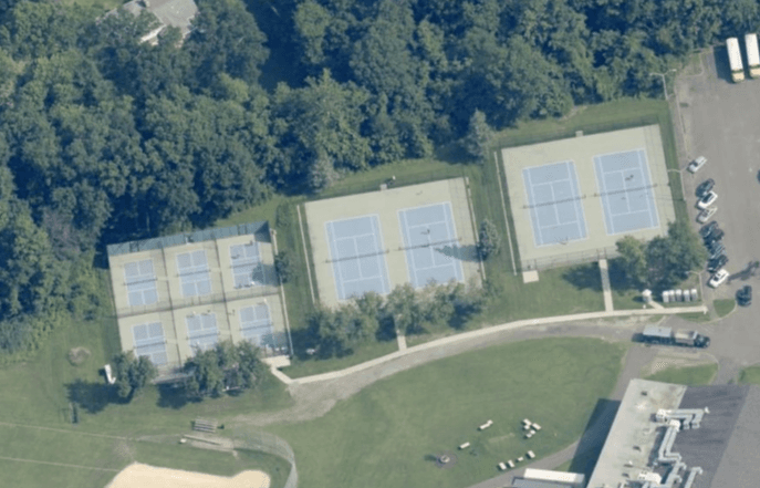 Heritage Middle School pickleball courts