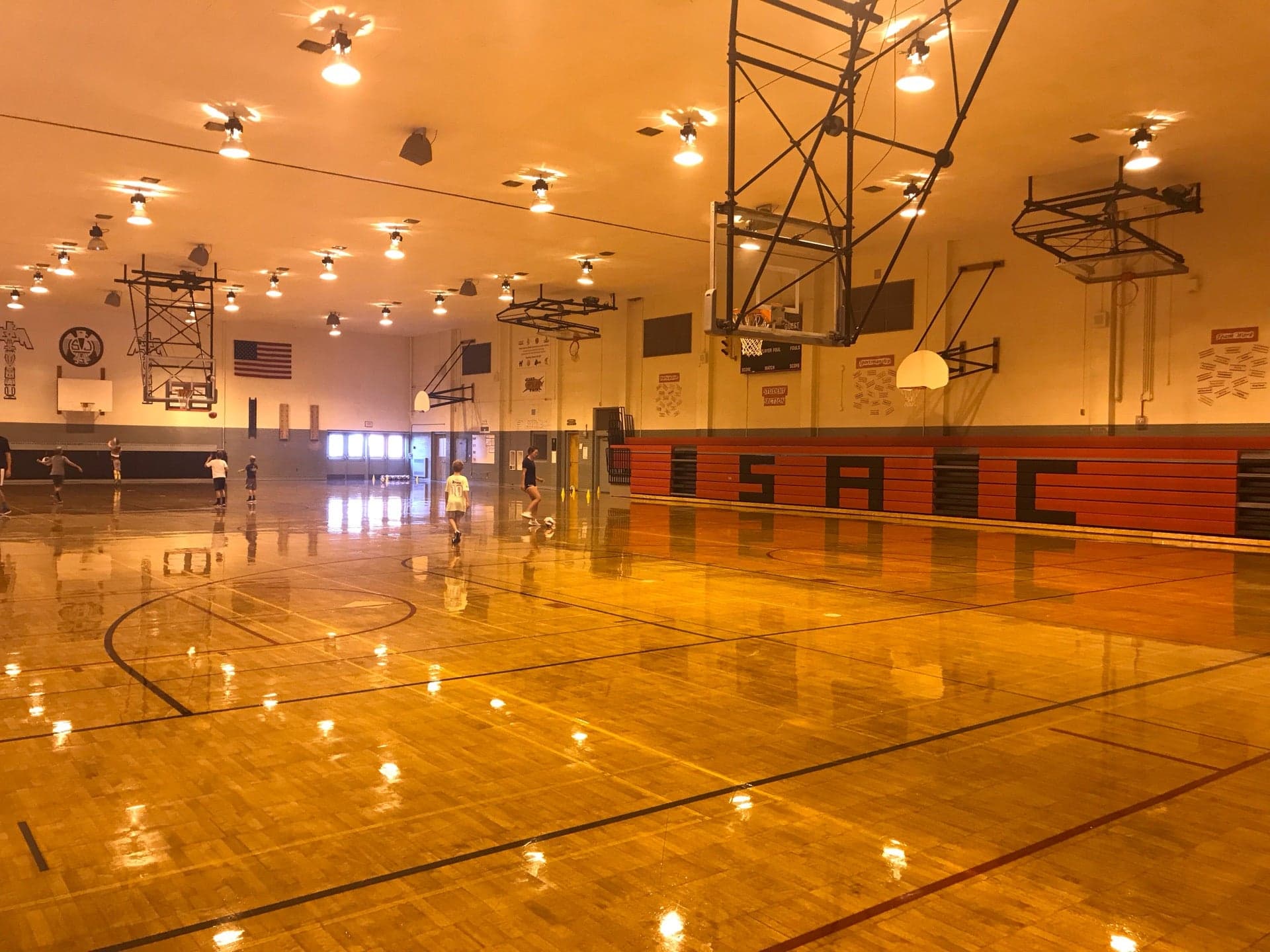 Sacajawea Middle School Gym pickleball courts