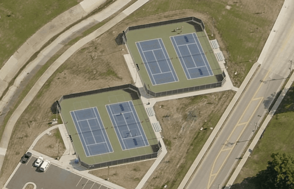 Lincoln University Tennis Courts pickleball courts