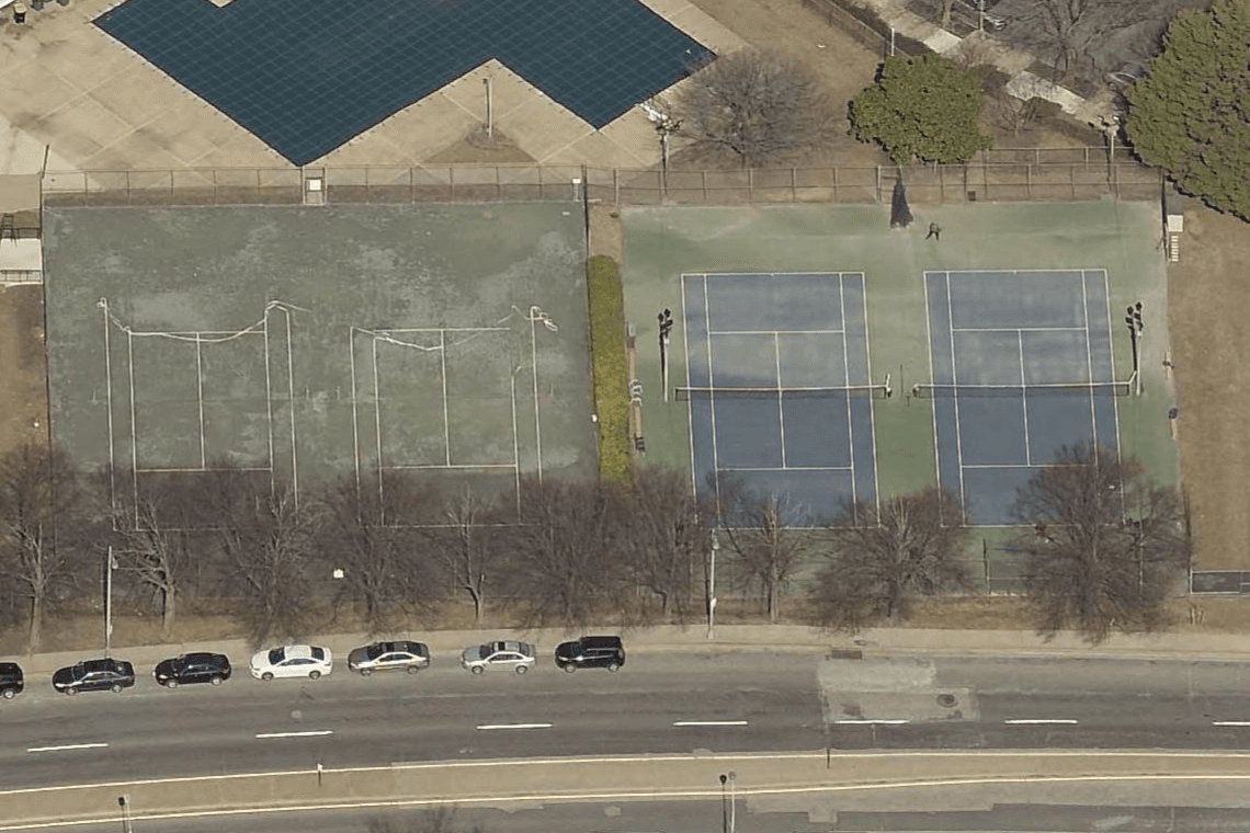 Bolton Swim & Tennis pickleball courts