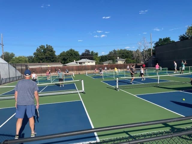 Longmont Athletic Club pickleball courts
