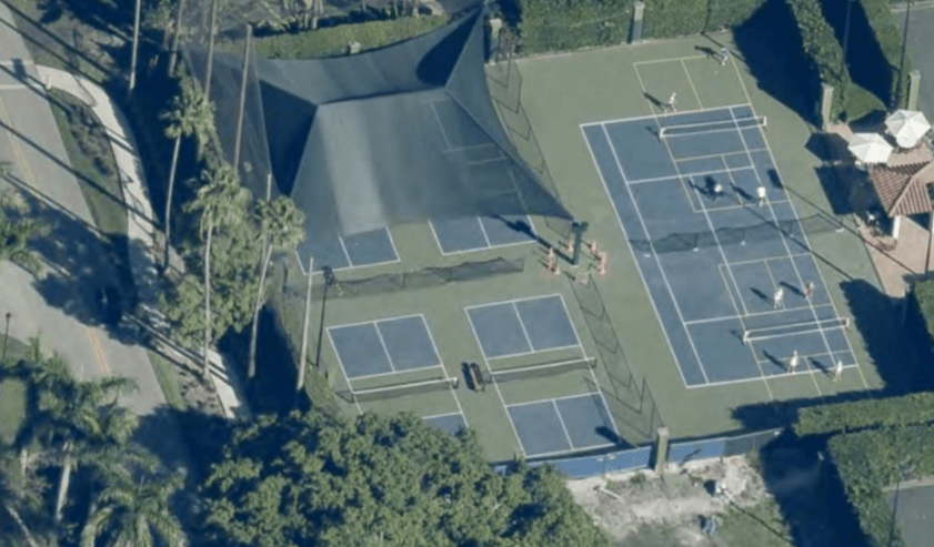 Fisher Island Racquet Club pickleball courts