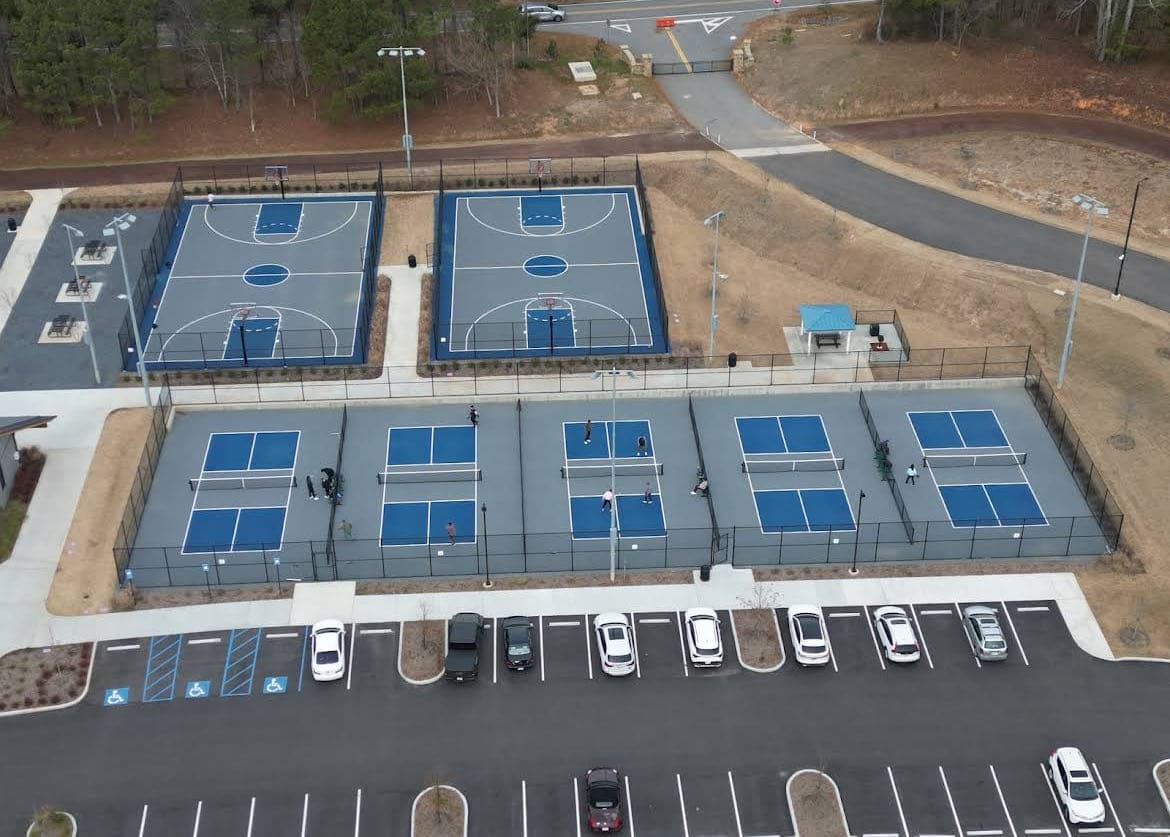 Cauley Creek Park pickleball courts
