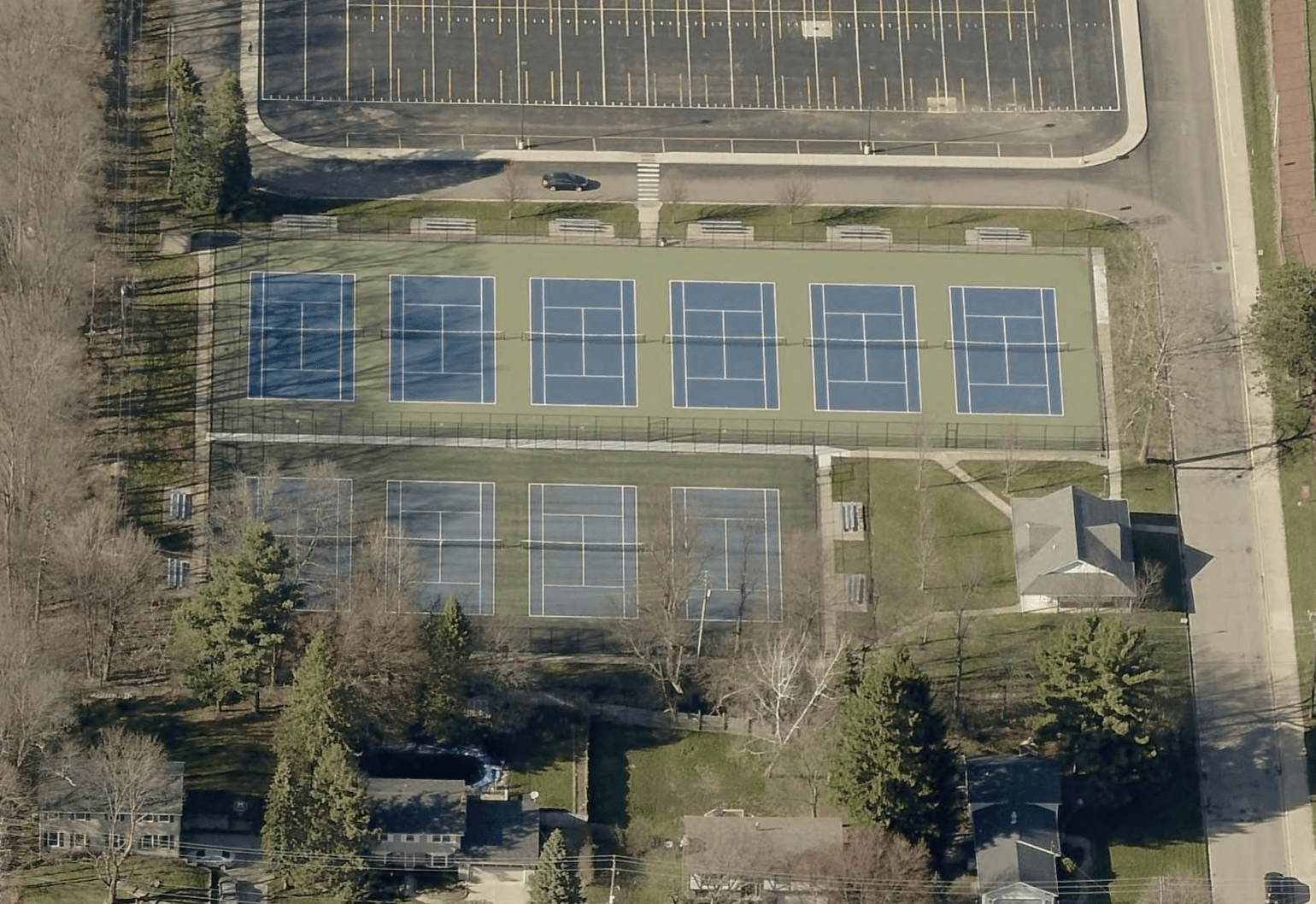 Marshall High School pickleball courts