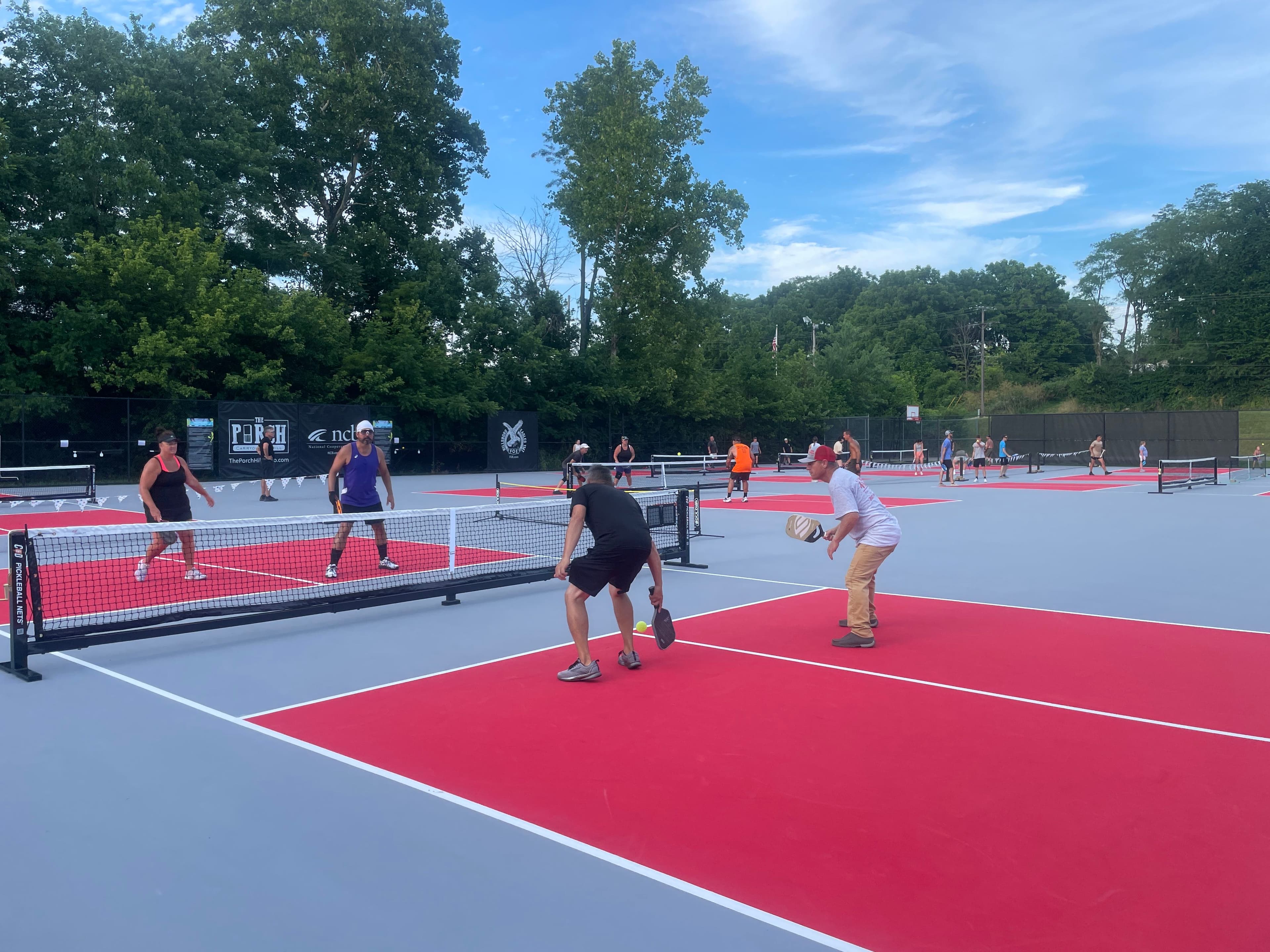 Hillsboro Ohio Railroad Park pickleball courts