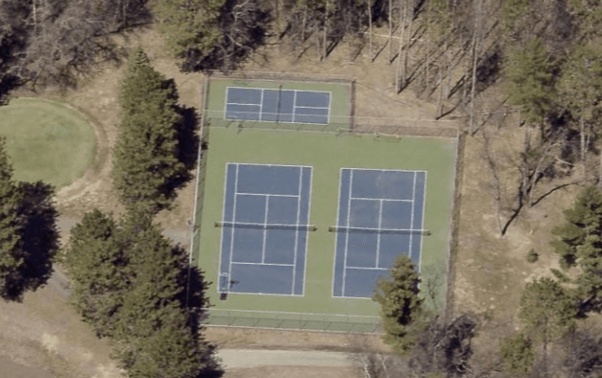 Grand View Lodge pickleball courts
