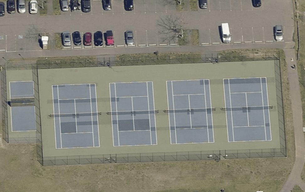 Hooes Road Park pickleball courts