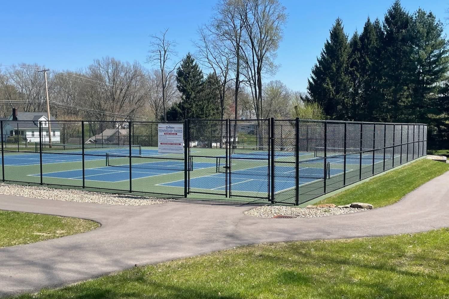 Lockwood Park in Coventry pickleball courts