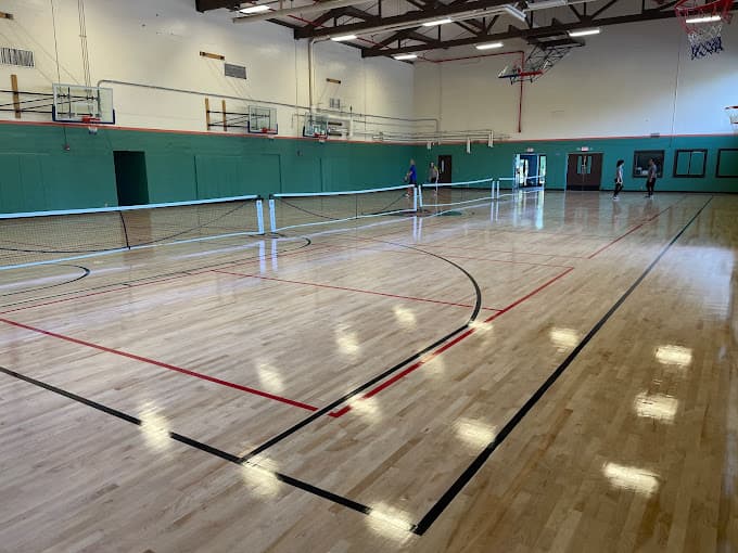 The Lodge at St. Edward State Park pickleball courts
