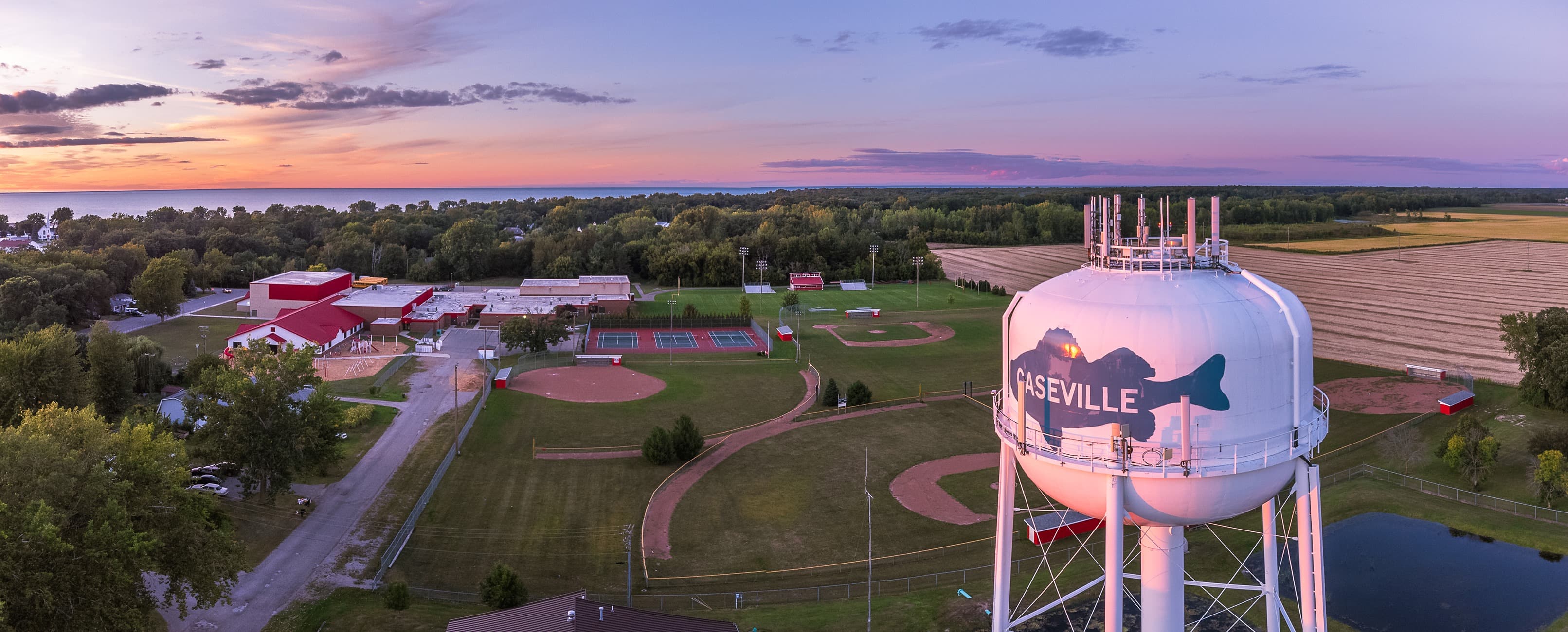 Caseville High School pickleball courts