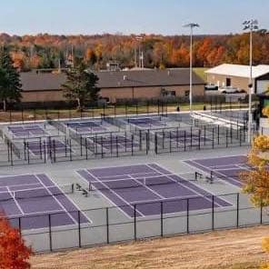 Taylor University Courts pickleball courts