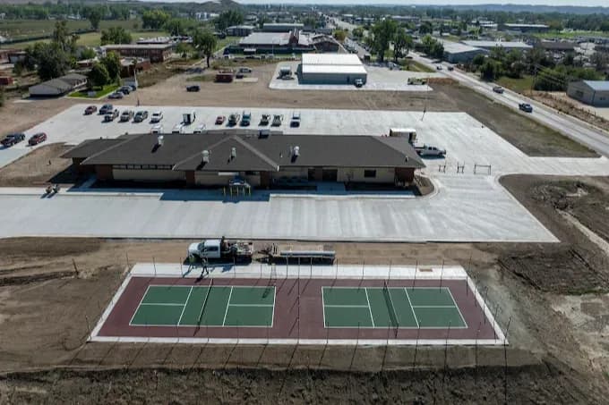 Custer County Senior Center pickleball courts