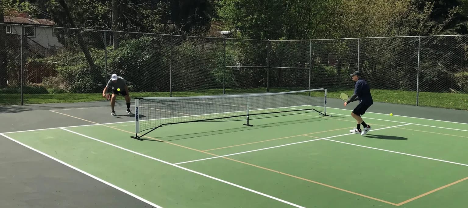 Shoreline Twin Ponds Park Pickleball and Tennis Court pickleball courts