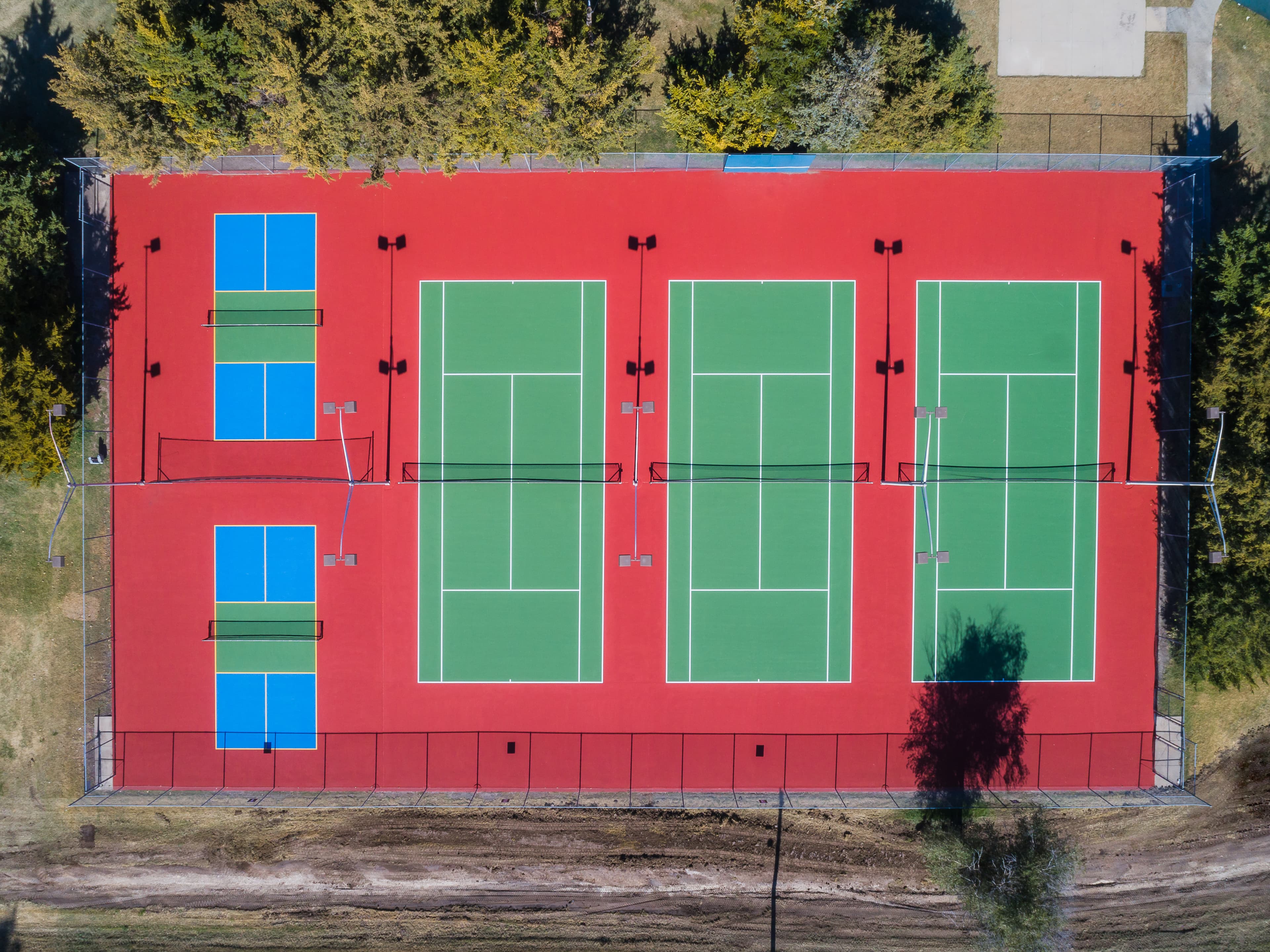 Hays Municipal Park pickleball courts