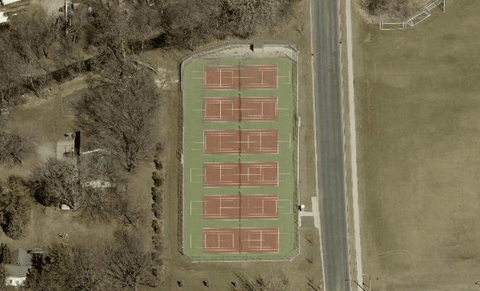Middle School Tennis Courts pickleball courts