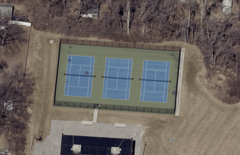 Pattonville Heights Middle School pickleball courts