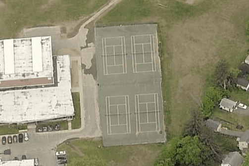 Herberg Jr High School pickleball courts