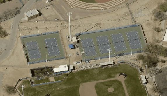 Sahuarita Middle School pickleball courts