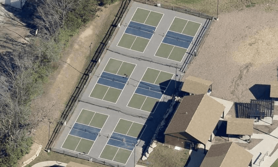 Frankie Martin's Garden pickleball courts