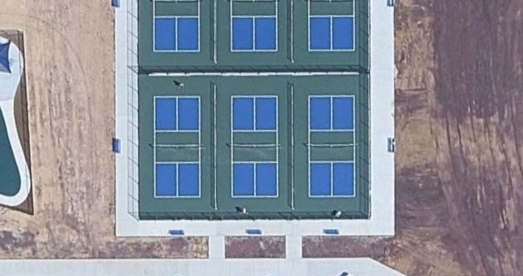 Pavilion Park pickleball courts