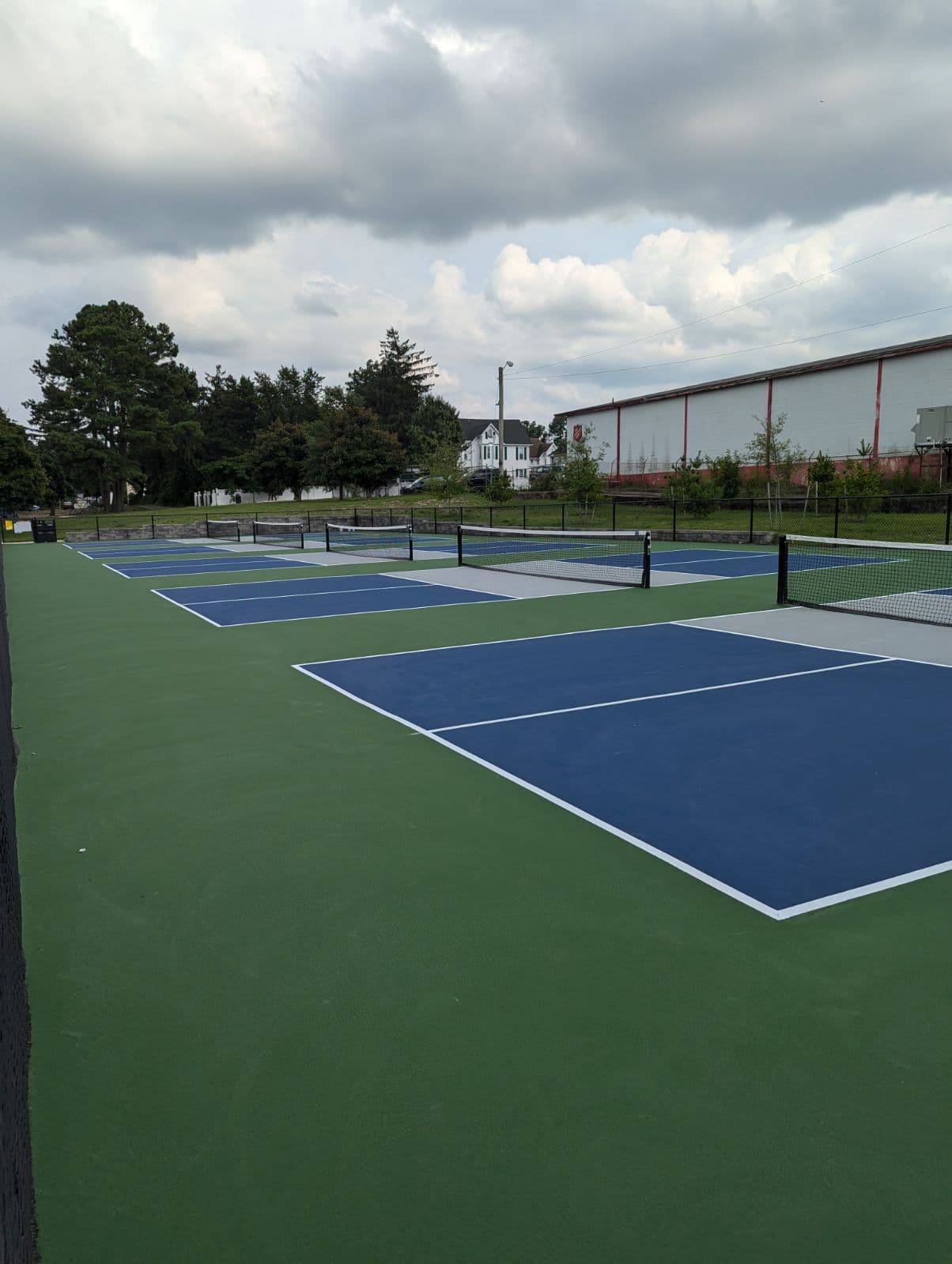 Milford Memorial Park pickleball courts