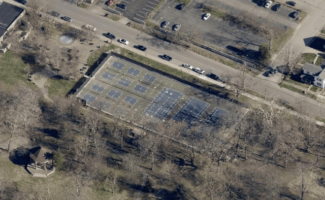 Central Park pickleball courts