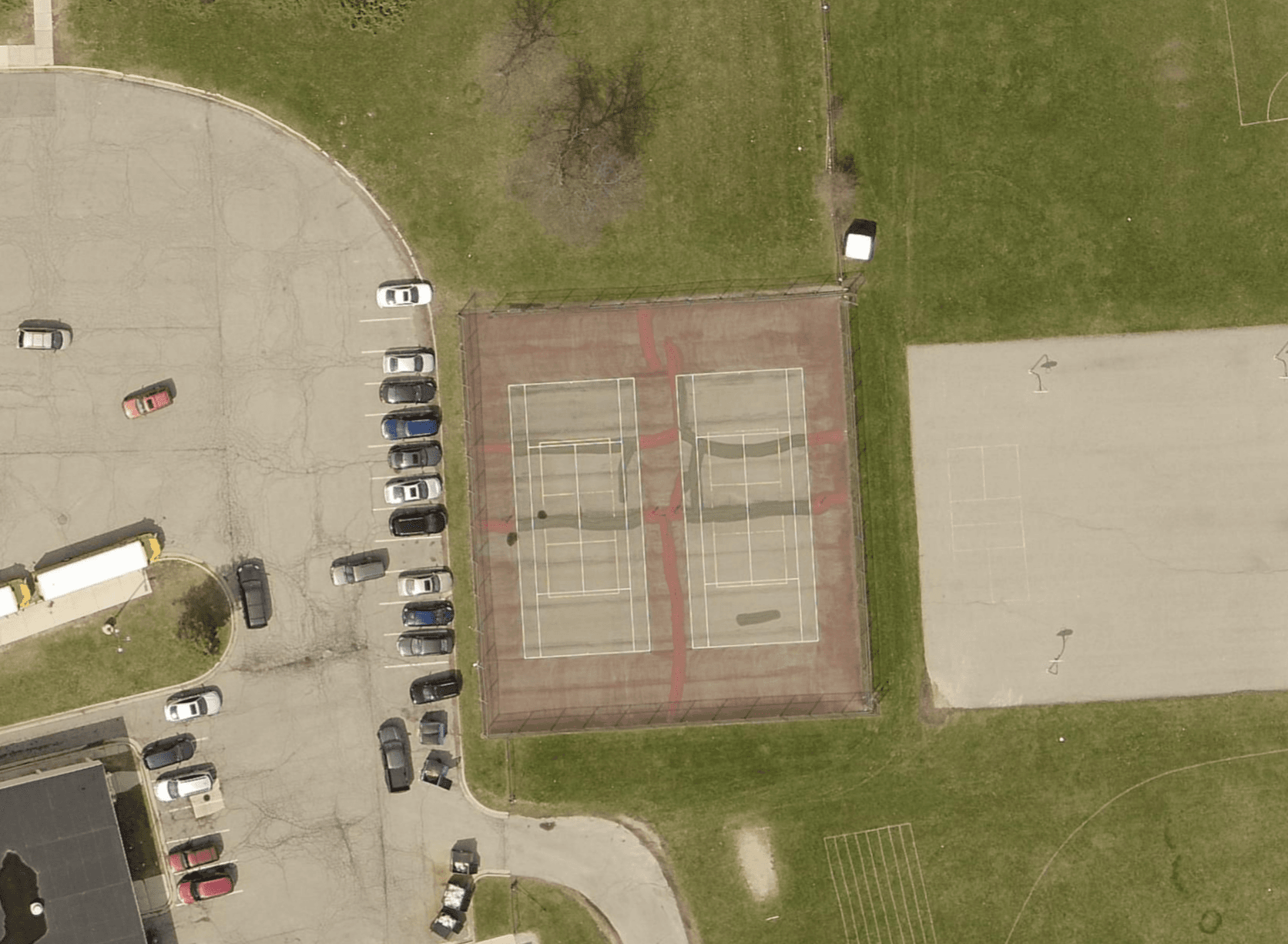 Scarlett Middle School pickleball courts