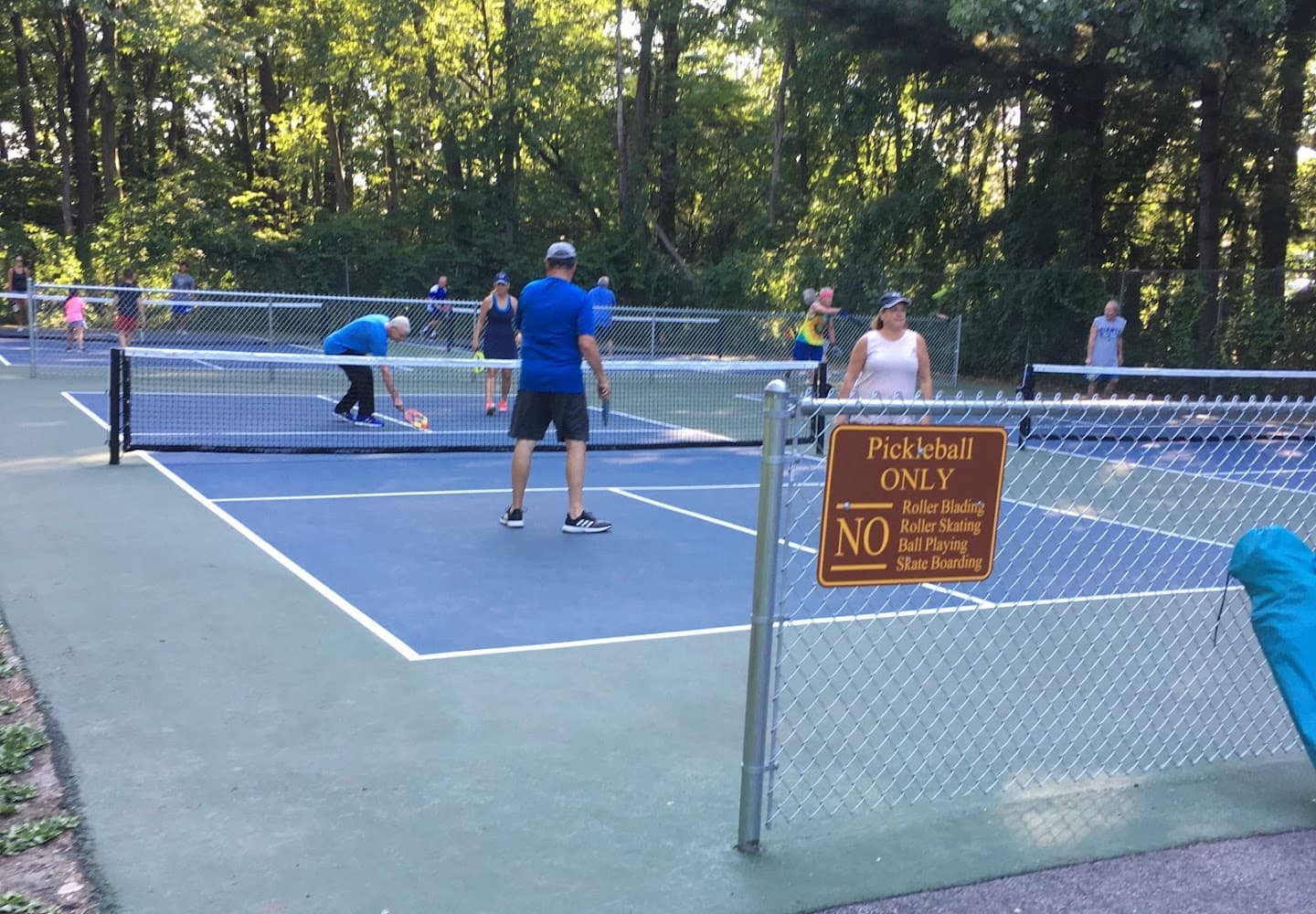 Milton Pocket Park pickleball courts