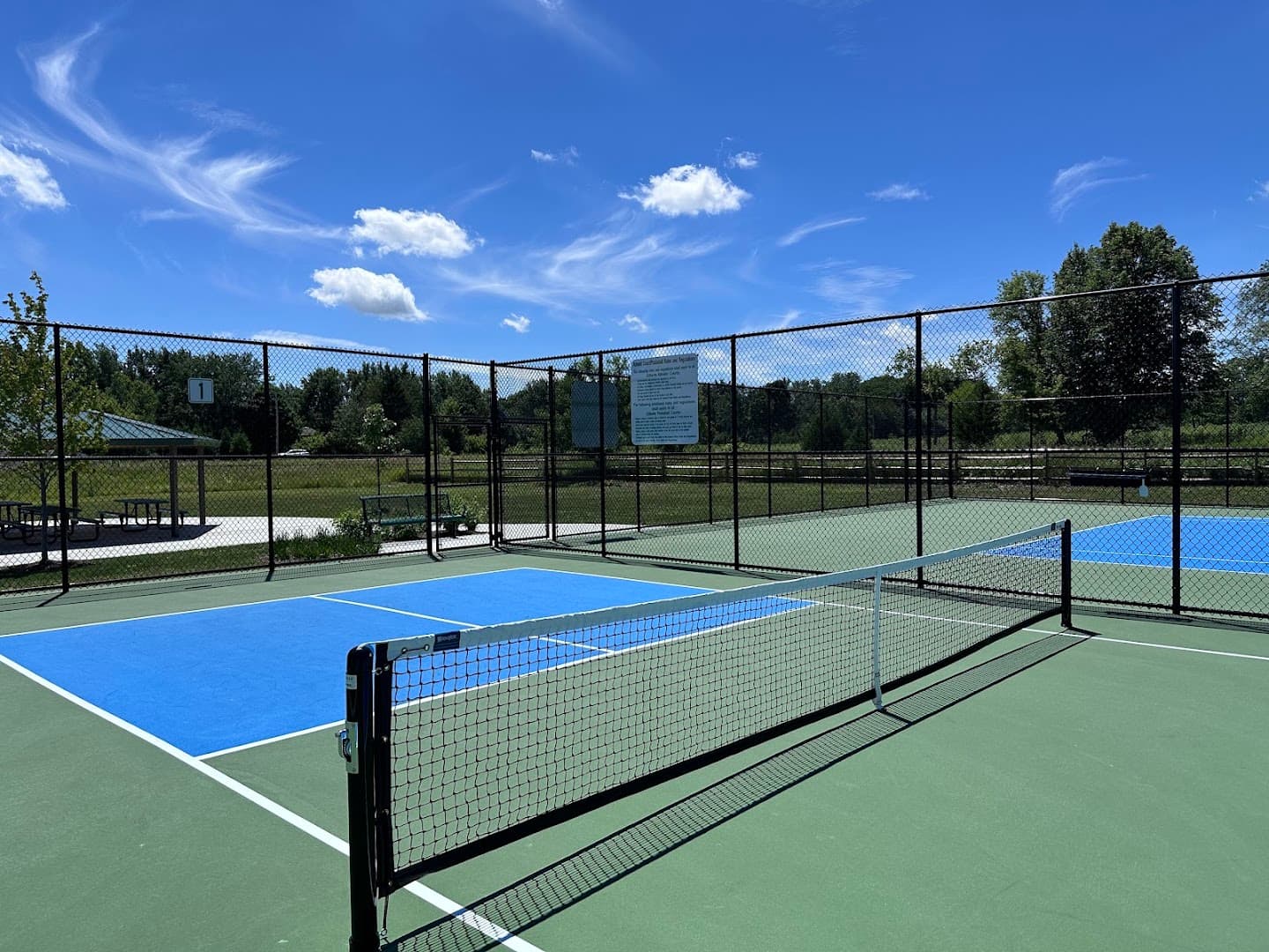 Freeman Park pickleball courts