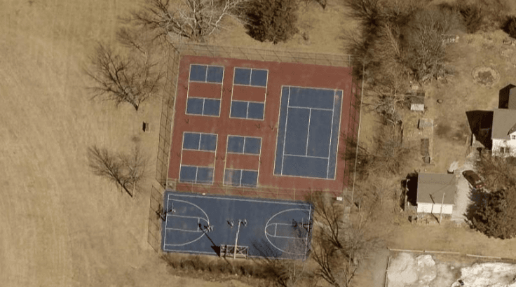 Centennial Park, Huxley pickleball courts